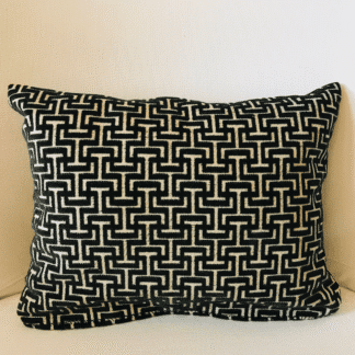 Coussin velours Labyrinthe